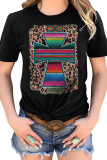 Aztec Print Graphic Tees for Women UNISHE Wholesale Short Sleeve T shirts Top