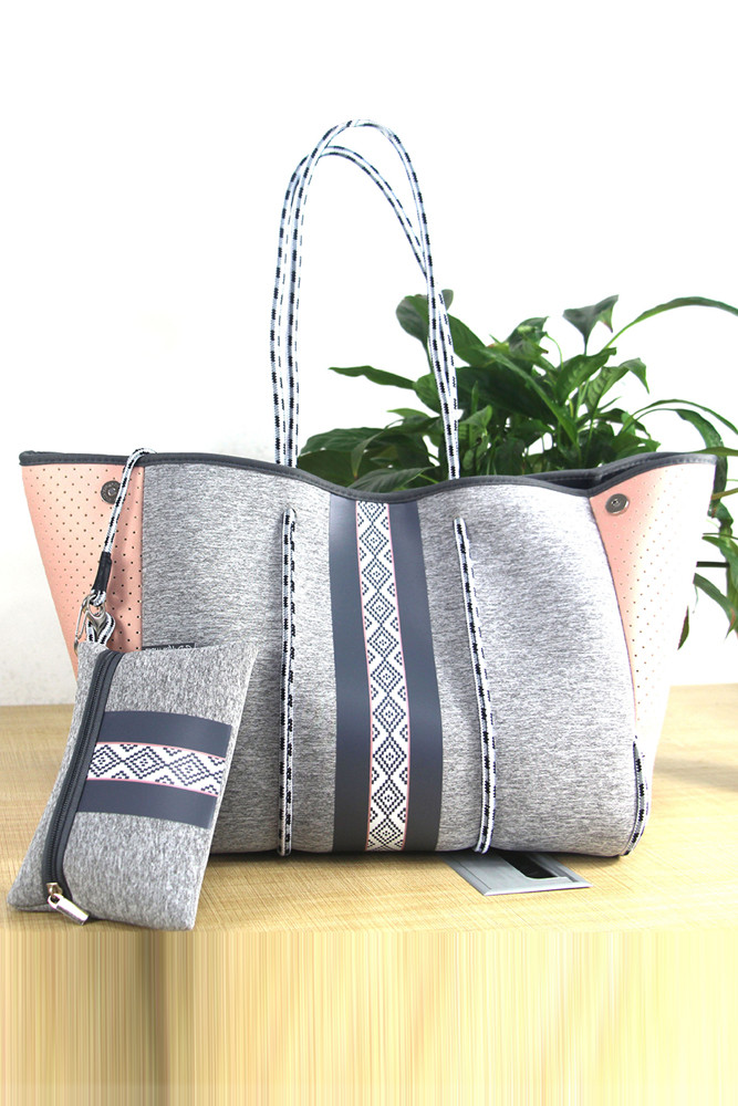 luxe willow neoprene tote