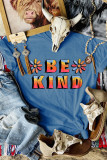 BE KIND Print Graphic Tees for Women UNISHE Wholesale Short Sleeve T shirts Top