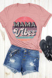 MAMA Vibes Print Graphic Tees for Women UNISHE Wholesale Short Sleeve T shirts Top