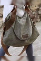 Army Green Large Capacity Shoulder Bags Handbag MOQ 3PCS