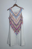 Aztec Print Boho Dress