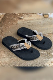 Woven Flat Flip Flops Sandals