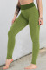 Army Green High Waisted Butt Lifting Yoga Gym Leggings