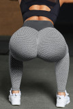Gray High Waisted Butt Lifting Yoga Gym Leggings