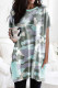 Camo Print Pocketed T-shirt Mini Dress