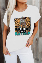 Small Town Print Graphic Tees for Women UNISHE Wholesale Short Sleeve T shirts Top