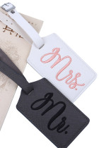 Embroidery PU Leather Baggage Tag Unishe Wholesale MOQ 10pcs