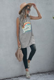 Stay golden Letters Graphic Tank with Pockets
