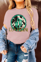 Darlin Print Graphic Tees for Women UNISHE Wholesale Short Sleeve T shirts Top