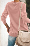 Pink Wash Fleece Pullover Sweatshirt