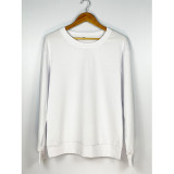 Essencial O-neck Long Sleeve Sweatshirts Women UNISHE Wholesale
