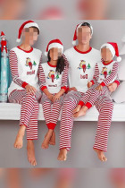 Family Matching Christmas Print Long Sleeve Tops&Pants Loungewear Unishe Wholesale