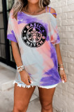 Basic Witch Print Graphic Tees for Women UNISHE Wholesale Short Sleeve T shirts Top