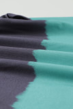 Dip-Dye Colorblock Drawstring Hoodie with Pockets