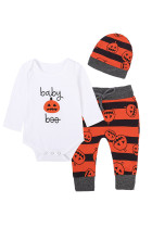 Halloween Pumpkin Baby Gap & Pants Hat 3 pcs Set Unishe Wholesale