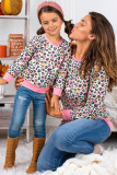 Mommy and Me Pastel Leopard Top
