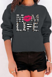 Mom Life Print Essencial O-neck Long Sleeve Sweatshirts Women UNISHE Wholesale