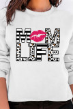 Mom Life Print Essencial O-neck Long Sleeve Sweatshirts Women UNISHE Wholesale