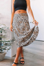 Leopard Print High Waist Skirt Unishe Wholesale
