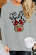 Christmas Print O-neck Long Sleeve Sweatshirts Women UNISHE Wholesale