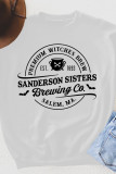 Sanderson Hocus Pocus Print O-neck Long Sleeve Sweatshirts Women UNISHE Wholesale