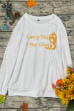 Halloween Day Print O-neck Long Sleeve Sweatshirts Women UNISHE Wholesale