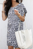 Pile Of Sleeves Leopard Dress