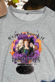 Hocus Pocus Print O-neck Long Sleeve Sweatshirts Women UNISHE Wholesale
