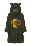 Sunflower Pockets Hooded Dress Unishe Wholesale