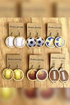 Circle Baseball Earrings Set Unishe Wholesale 3pcs pack MOQ 5pcs