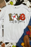Love Print O-neck Long Sleeve Sweatshirts Women UNISHE Wholesale