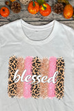 Blessed Faith Thankful Printed Graphic Tees for Women UNISHE Wholesale Short Sleeve T shirts Top
