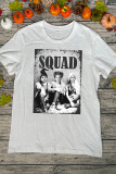 Hocus Pocus Squad Printed Graphic Tees for Women UNISHE Wholesale Short Sleeve T shirts Top