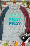 Pray Printed Long Sleeve Top Women UNISHE Wholesale