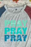 Pray Printed Long Sleeve Top Women UNISHE Wholesale