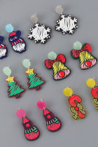 Christmas Cartoon Decor Earrings Unishe Wholesale MOQ 5pcs