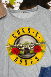 Rose O-neck Long Sleeve Sweatshirts Women UNISHE Wholesale