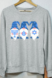 Hanukkah/Chanukah  Print O-neck Long Sleeve Sweatshirts Women UNISHE Wholesale