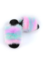 Multicolor Fluffy Home Slippers Unishe Wholesale