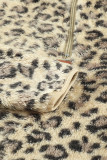 Family Matching Girl's Leopard Quarter Zip Fleece Sweatshirt