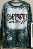 Support Our Troops Print Long Sleeve Top Women UNISHE Wholesale