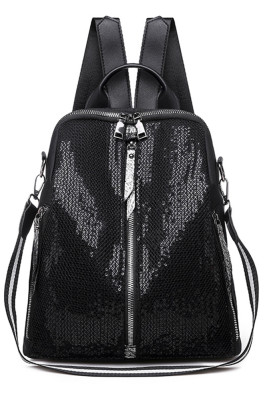 Zipper Sequins Backpack Unishe Wholesale