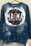 Mama Leopard Lightning Print Long Sleeve Top Women UNISHE Wholesale