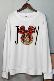 Joy Leopard Plaid Print O-neck Long Sleeve Sweatshirts Women UNISHE Wholesale