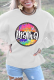 MAMA Print O-neck Long Sleeve Sweatshirts Women UNISHE Wholesale