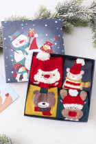 Christmas Pattern Socks Unishe Wholesale 4pcs a Pack MOQ 3pcs