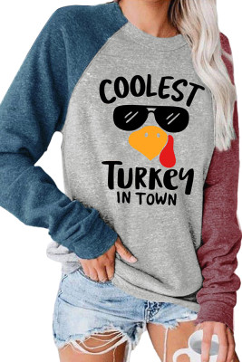 Coolest Turkey Long Sleeve Top Women UNISHE Wholesale