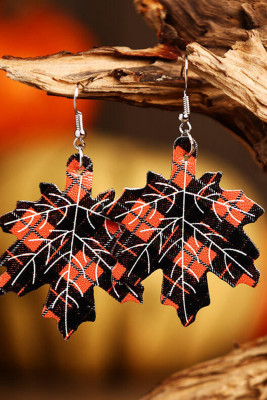Halloween Fall Maple Earrings Unishe Wholesale MOQ 5pcs