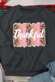 Thankful Print O-neck Long Sleeve Sweatshirts Women UNISHE Wholesale